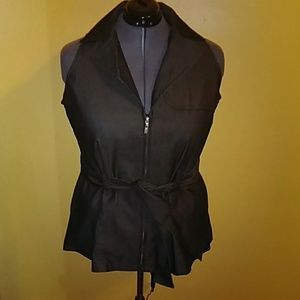 2pc Jean capri outfit